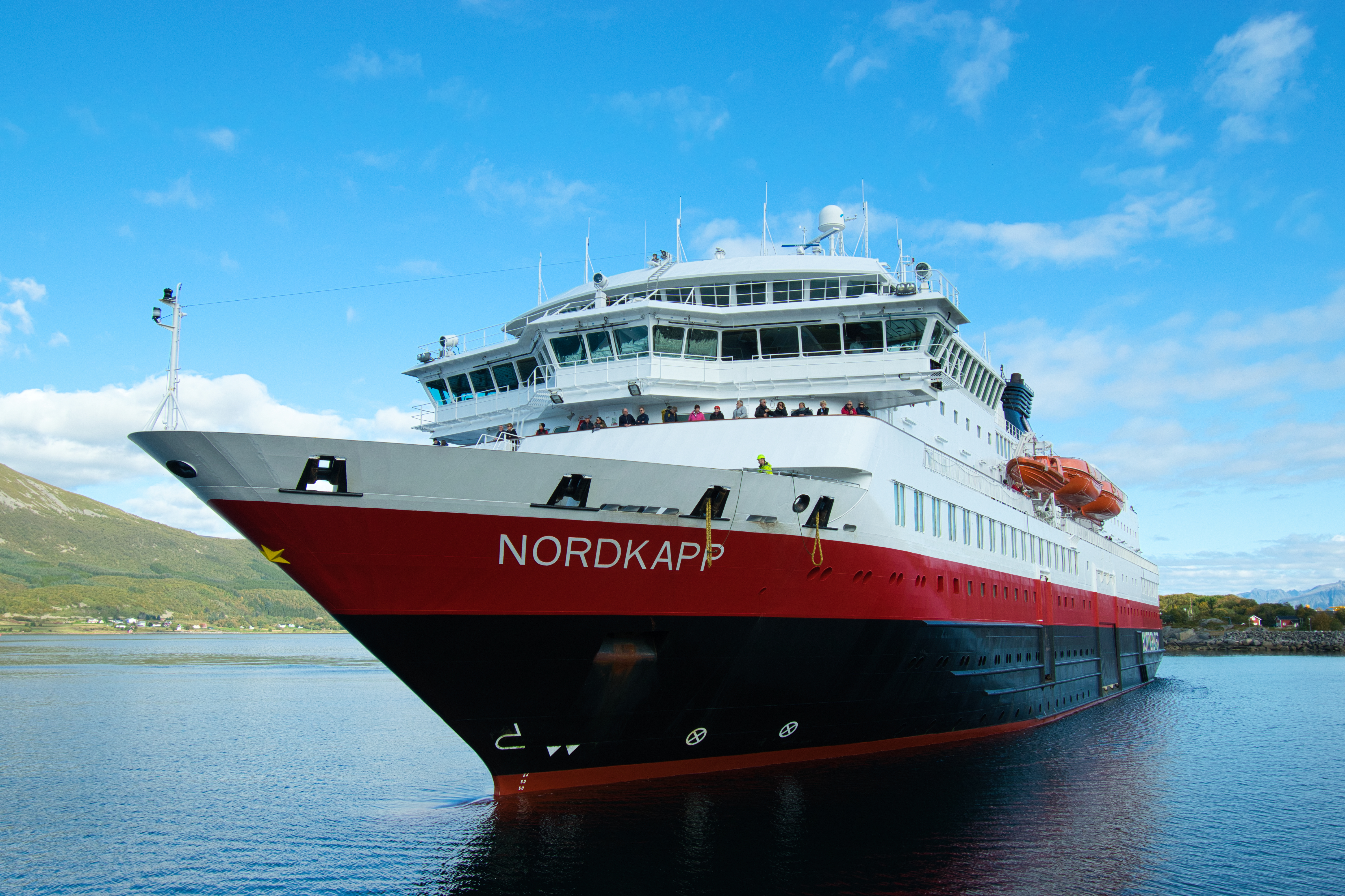 Fahrt mit der MS Nordkapp der Hurtigruten